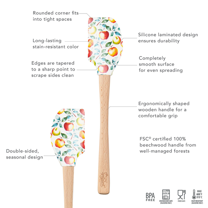 Tovolo Apple Orchard Wood Handled Spatula