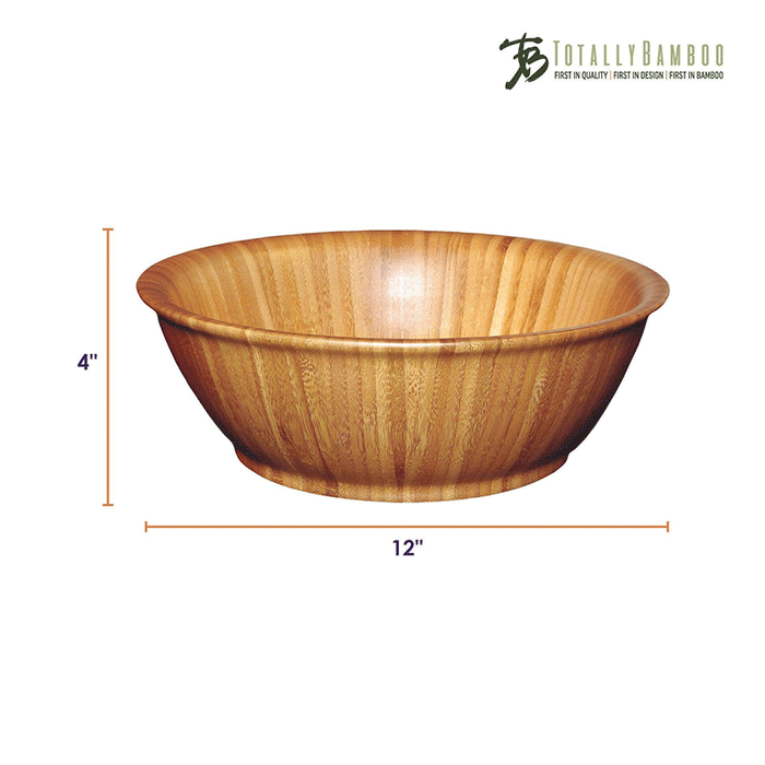 Totally Bamboo 12" Flared Salad Bowl