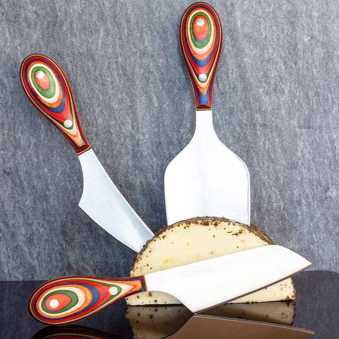 Totally Bamboo Marrakesh 3 Piece Cheese Knife Set