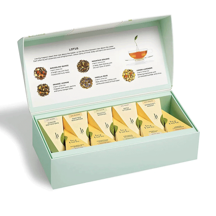 Tea Forte Lotus Tea Assortment Petite Box