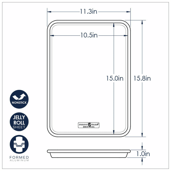 Nordic Ware Naturals Nonstick Jelly Roll Pan