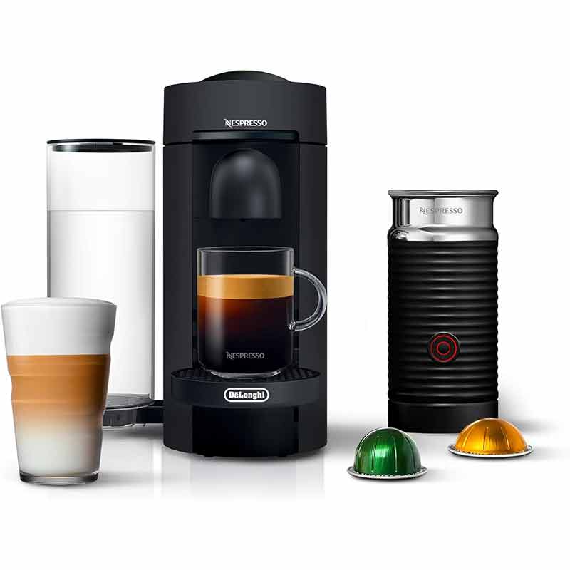  Nespresso Vertuo Next Coffee and Espresso Machine by De'Longhi,  White, Compact, One Touch to Brew, Single-Serve Coffee Maker and Espresso  Machine : Grocery & Gourmet Food