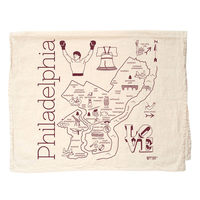 Maptote Philadelphia Tea Towel