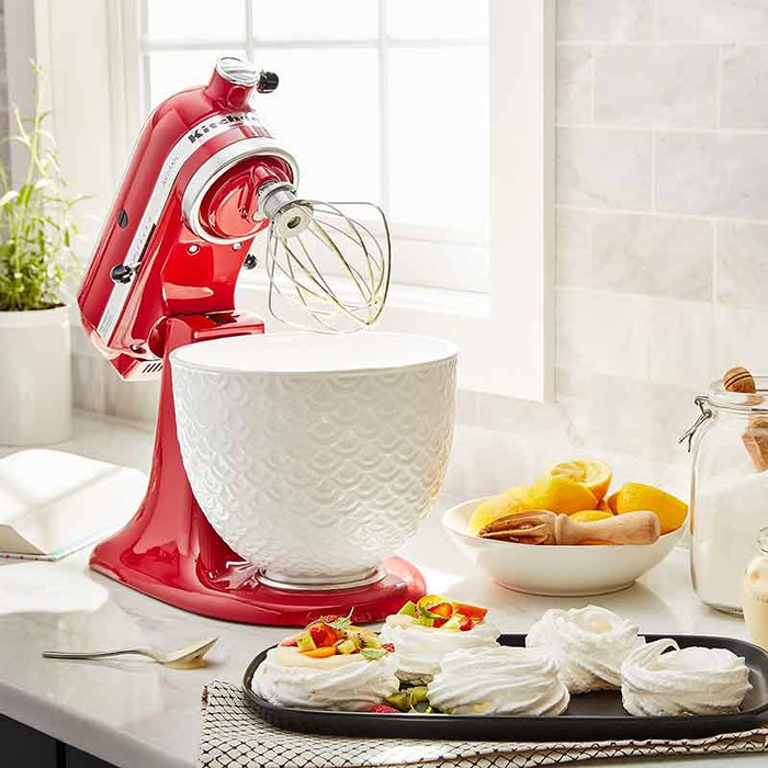 KitchenAid Classic Series 4.5 Quart Tilt-Head Stand Mixer K45SS, White -  household items - by owner - housewares sale
