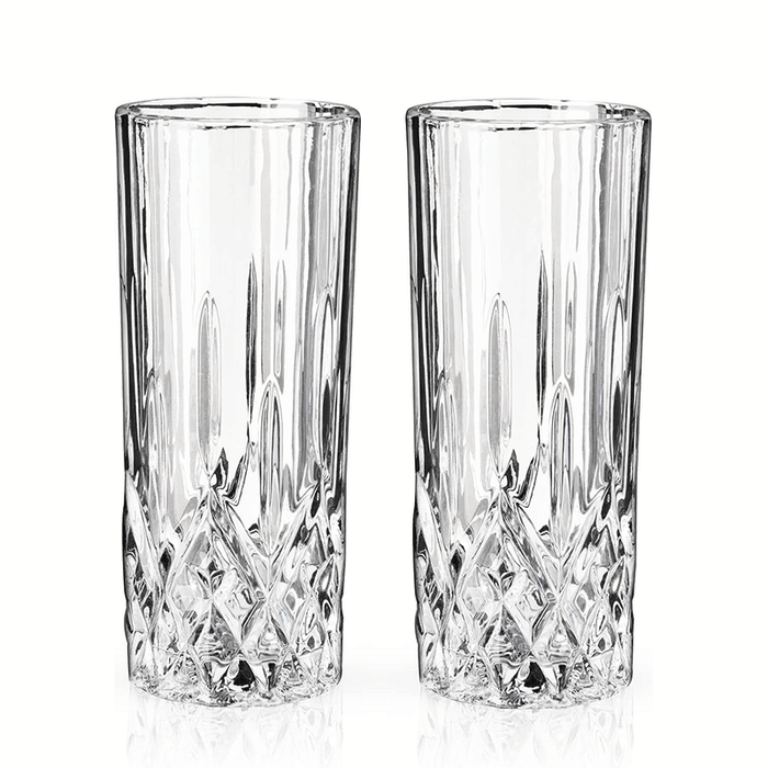 Viski Admiral Crystal Highball Glass Set of 2