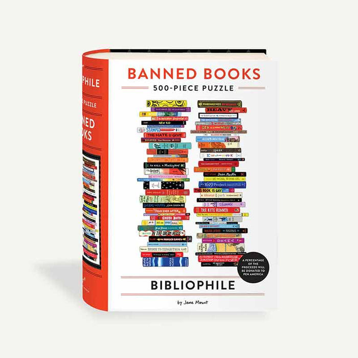 Bibliophile Banned Books 500 Piece Jigsaw Puzzle