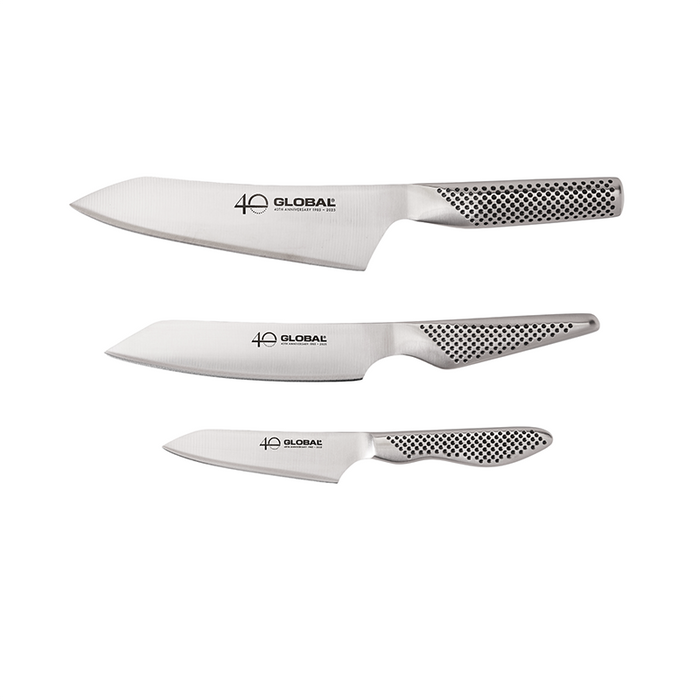 Global 40th Anniversary 3 Piece Knife Set