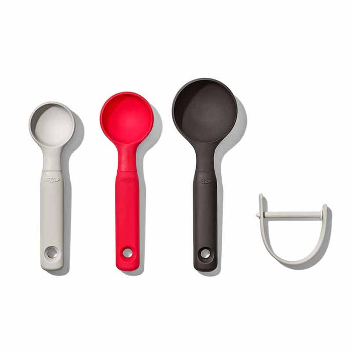 OXO 3 Piece Silicone Cookie Scoop Set