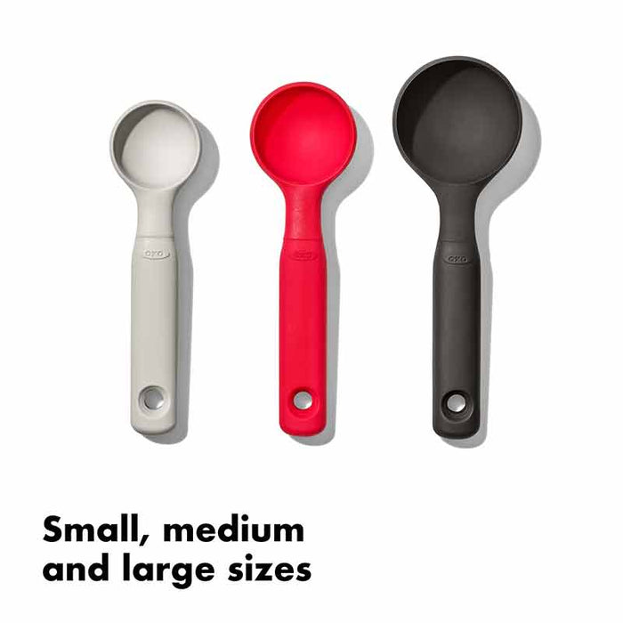 OXO 3 Piece Silicone Cookie Scoop Set