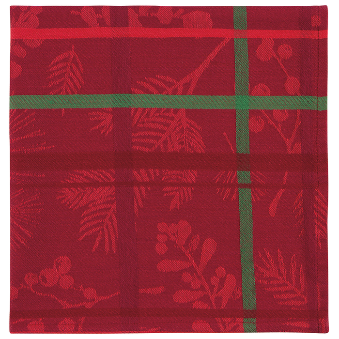 Set of 4 Winterberry Jacquard Napkins