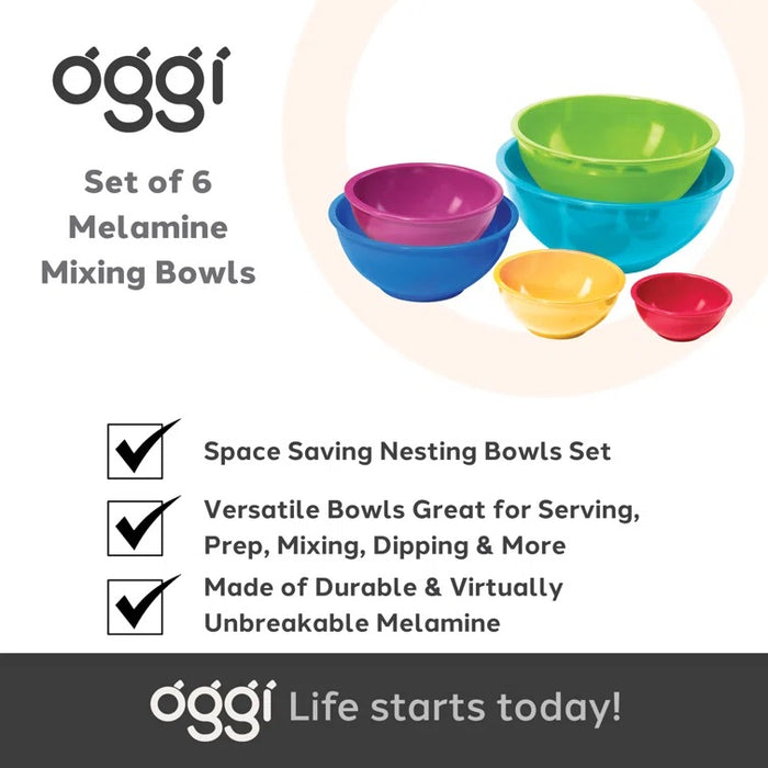 Godinger godinger mixing bowls with lids, plastic nesting bowls set, storage  bowls, microwave safe mixing bowl set, 3 bowls 3 lids