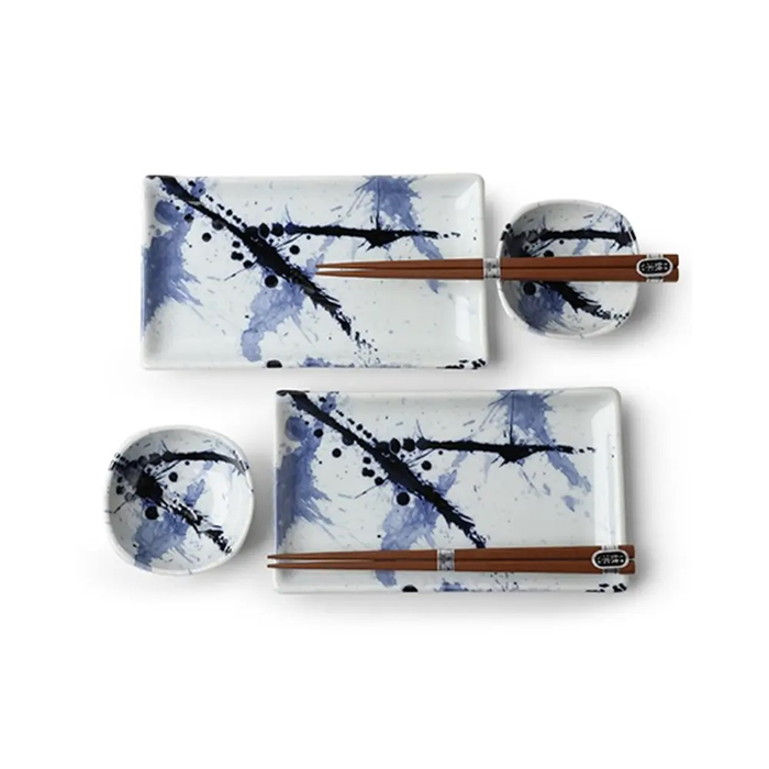 Blue Sumi Sushi for 2 Set