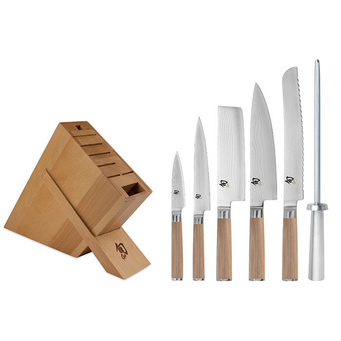 Shun Classic Blonde 7 pc Block Set