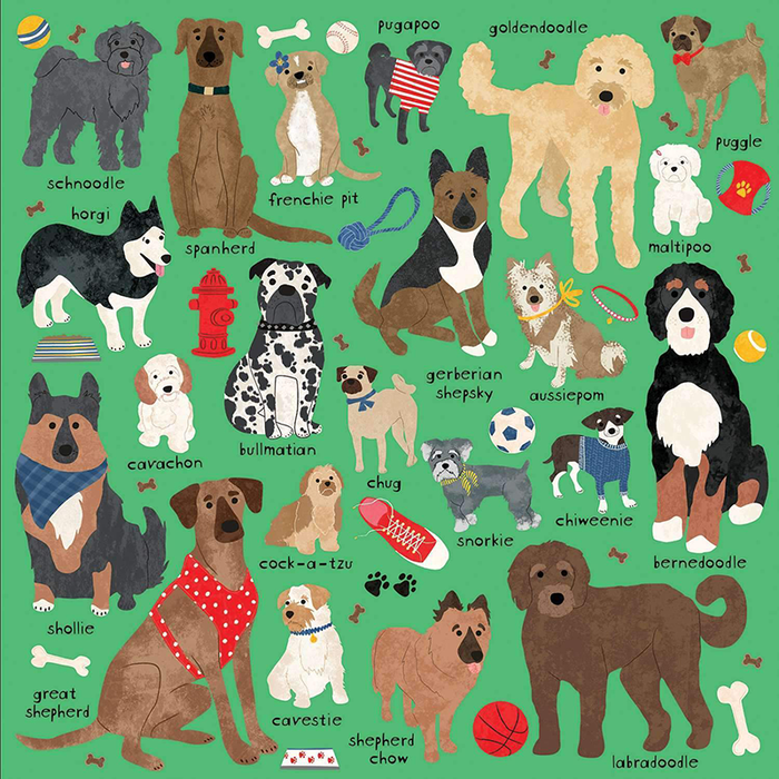 Doodle Dogs 500 Piece Puzzle