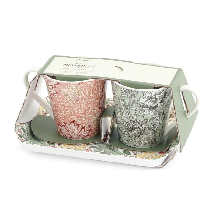 Morris & Co Mug and Tray Set