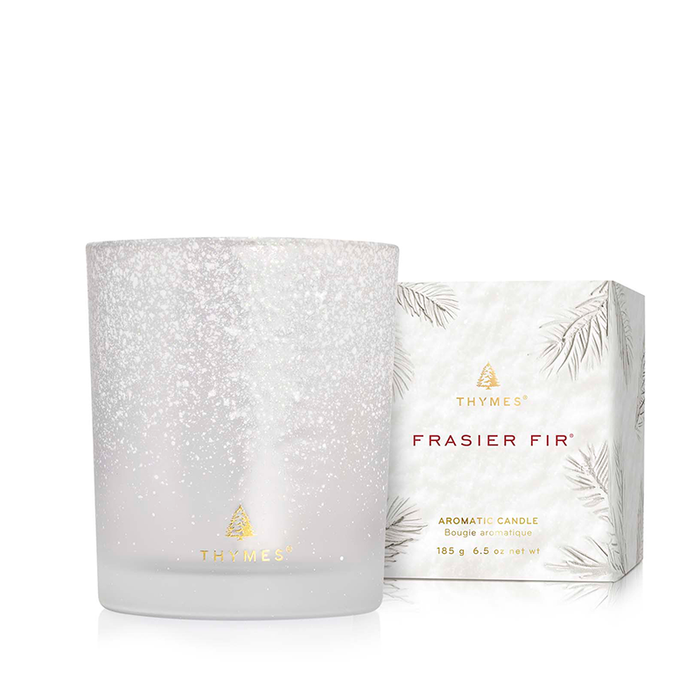 Thymes Frasier Fir Flocked Candle