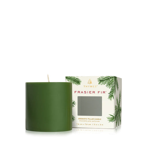 Thymes Aromatic Candle (Green Glass) Frasier Fir 185g/6.5oz, 185g