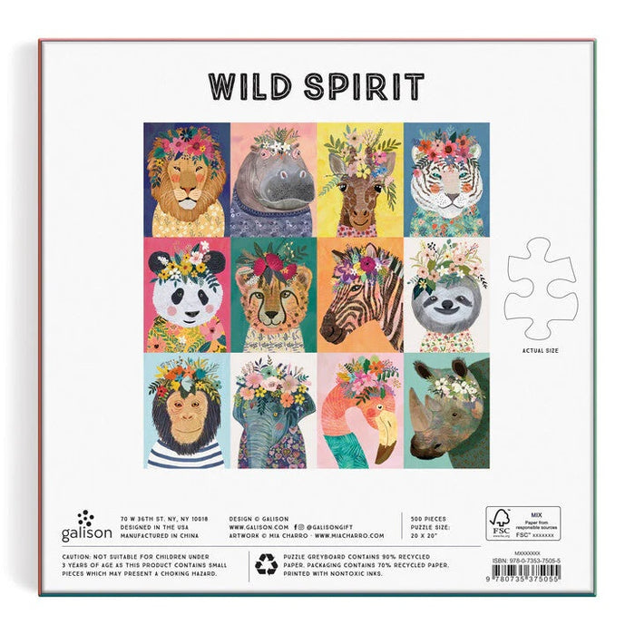 Wild Spirit 500 Piece Jigsaw Puzzle
