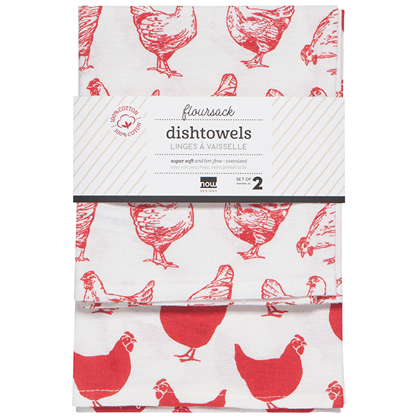Now Designs - Floursack Kitchen Dishtowels, Indigo, Moonlight, and Coo –  Kitchen Store & More
