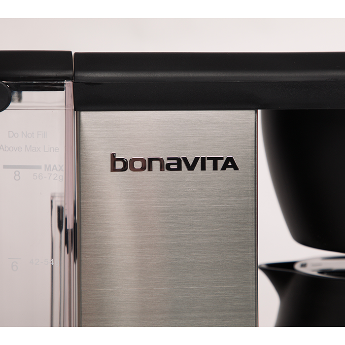 Bonavita Enthusiast 8-Cup Drip Coffee Maker, One-Touch Pour Over Brewer  with Glass Carafe, SCA Certified, 1500 Watt, BPA Free (BVC2201GS)