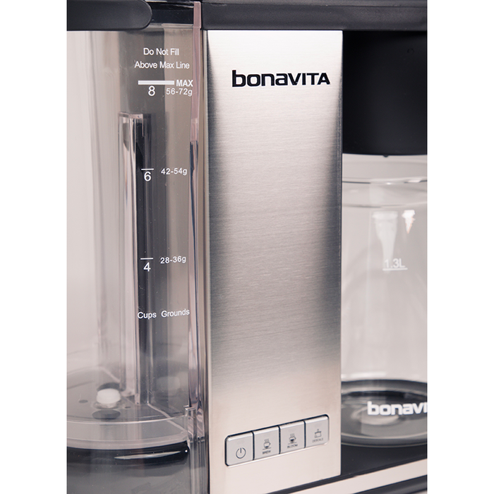 Bonavita Enthusiast 8-Cup Drip Coffee Maker, One-Touch Pour Over Brewer  with Glass Carafe, SCA Certified, 1500 Watt, BPA Free (BVC2201GS)