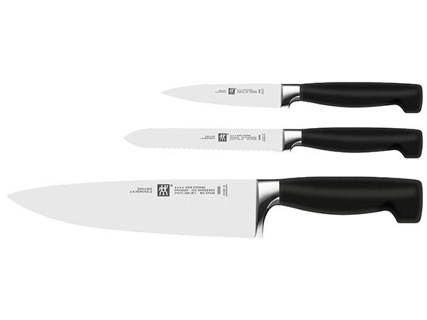 Zwilling J.A. Henckels 3-Piece Cheese Knife Set, Stainless Steel