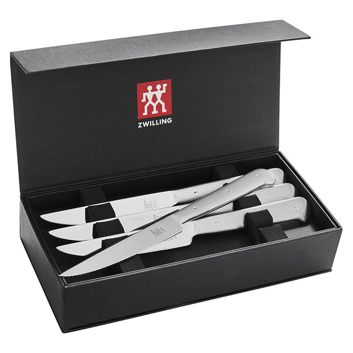 Zwilling Stainless Steel 8 Piece Porterhouse Steak Knife Set — KitchenKapers