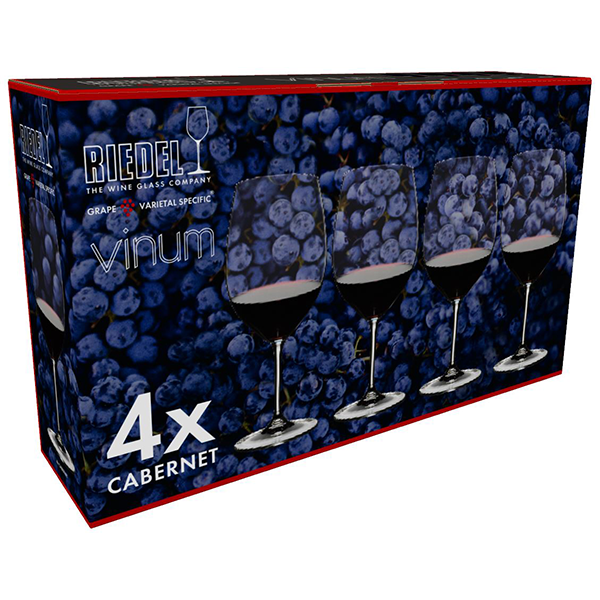 Riedel O Stemless, Cabernet, Merlot Glass Gift Set, Buy 3 + 1 Free