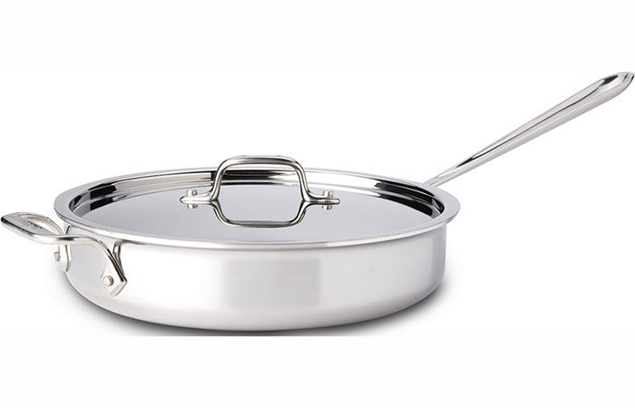 All-Clad Stainless Steel 6 qt. Saute Pot - Kitchen & Company