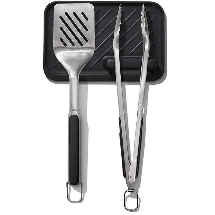  OXO Good Grips Grilling, 3pc Set - Tongs, Turner and