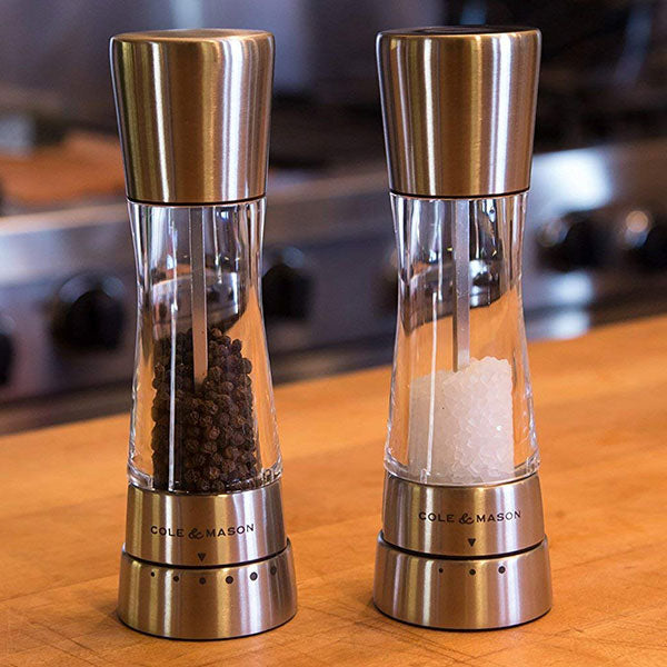 HOME-X Pocket Salt and Pepper Shaker, Dual Seasoning Container, Clear - Set  of 2 - Salt & Pepper Shakers, Facebook Marketplace