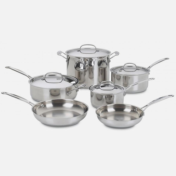 Cuisinart Custom-Clad 5-Ply Stainless Steel Saucepan with Lid | 1 Qt.