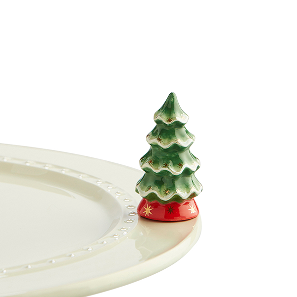 Nora Fleming Cracker Tray with 2 Mini Decorations