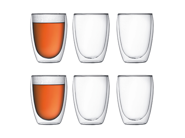 Delonghi 6 - Piece 16.2oz. Glass Drinking Glass Glassware Set