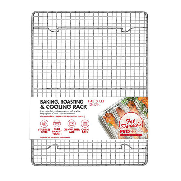 Cooling Rack for Baking, Stainless Steel Bold Grid Wire, Oven Rack Fit Quarter Sheet Pan for Cooking Baking Roasting Grilling Cooling , Oven and