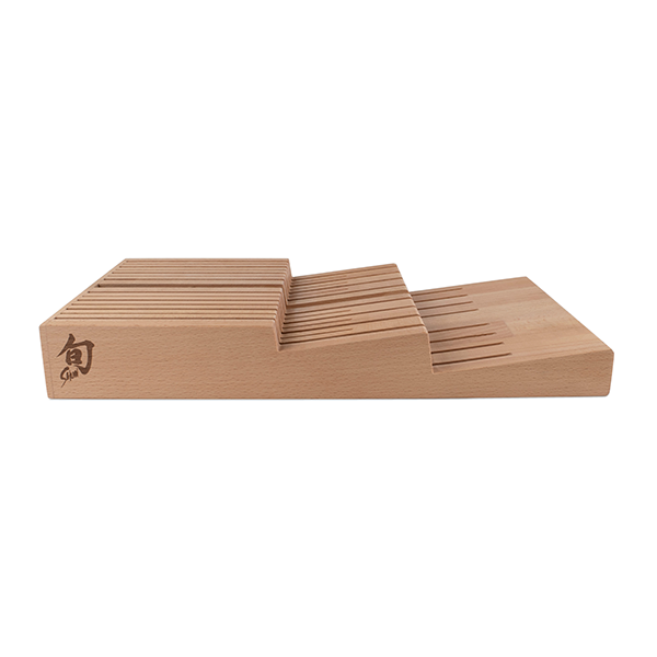  Bamboo Kitchen Knife Storage Box with Lock - Safe and