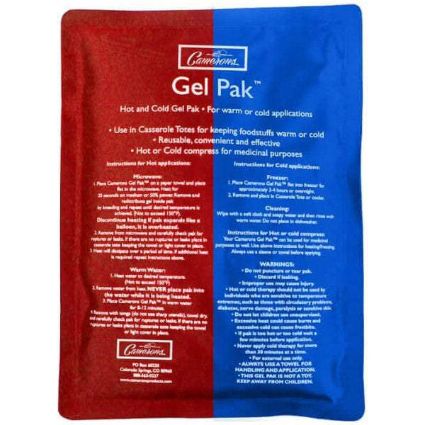 Hot & Cold Dual Use Gel Pack from Camerons Products