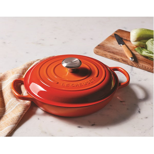  Le Creuset Enameled Cast Iron Rice Pot with SS Knob & Stoneware  Insert, 2.25 qt., Flame: Home & Kitchen