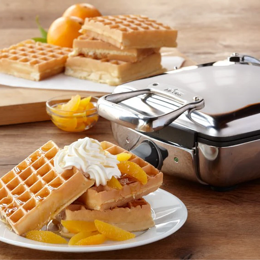 All Clad 4-Square Belgian Waffle Maker with Removable Plates