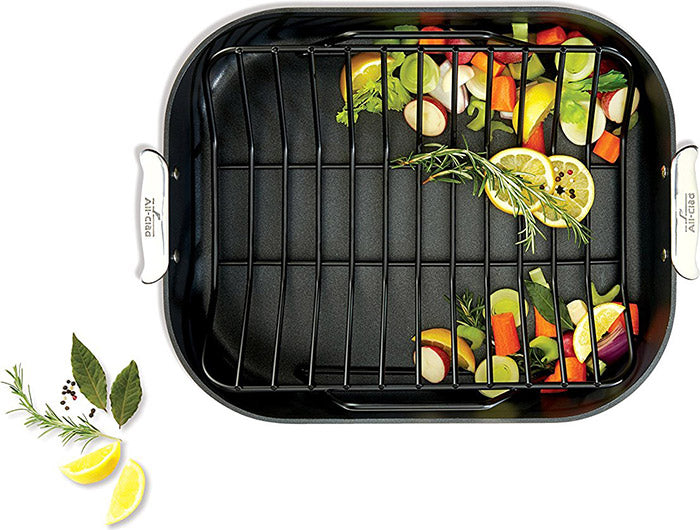 All-Clad HA1 Hard Anodized Nonstick Double Burner Grill