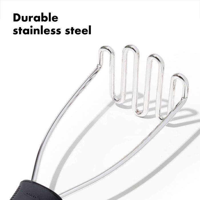 KitchenAid Classic Stainless Steel Wire Masher, Black