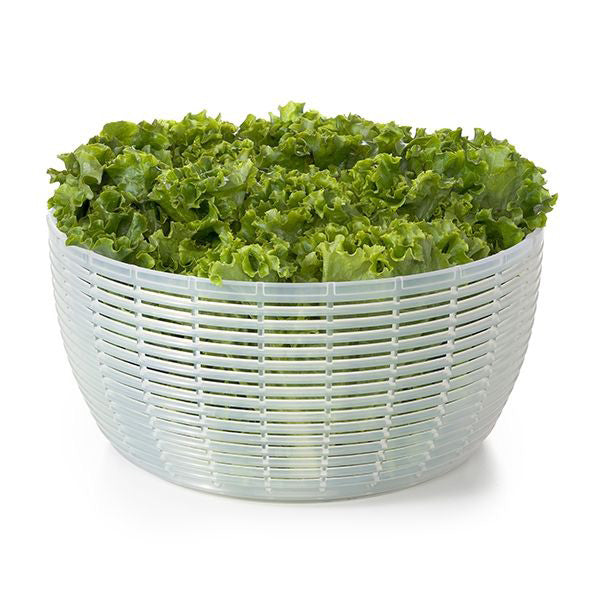 OXO Non Slip Steel Salad Spinner Bowl w/ Soft Push Pump Knob