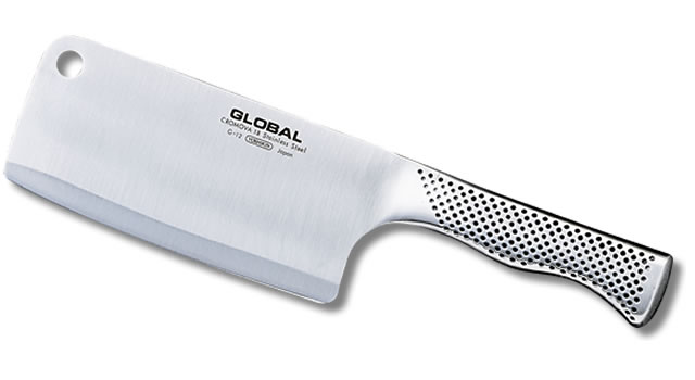 Global Meat Cleaver, 6 1/2, 16cm, Silver