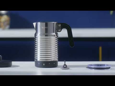 Nespresso Latest SLIM BASE Aeroccino 4 Dishwasher Proof Cappuccino Milk  Frother