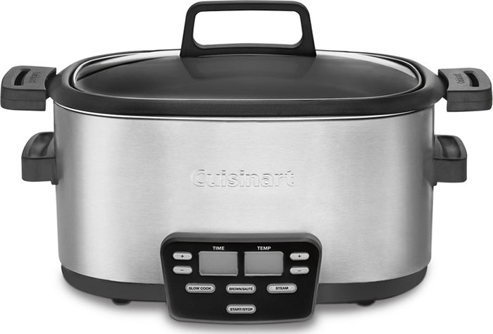  Crock-Pot Large 8 Quart Slow Cooker with Small Mini 16 Ounce  Portable Food Warmer, Kitchen Appliance Bundles, Stainless Steel: Home &  Kitchen