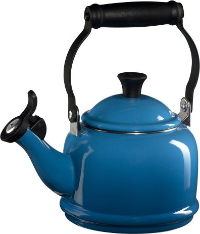Le Creuset Demi 1.25-Qt. Chambray Blue Stovetop Whistling Tea