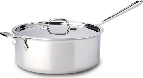 D3 Stainless 3-ply Bonded Cookware, Stockpot with lid, 6 quart