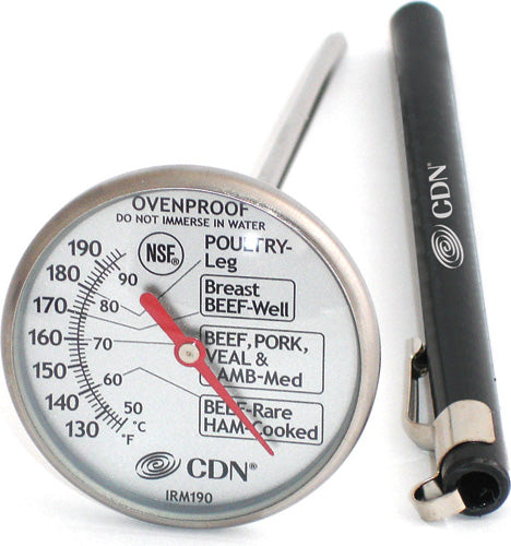 CDN IRM200-GLOW ProAccurate 4 3/4 Probe Dial Meat Thermometer