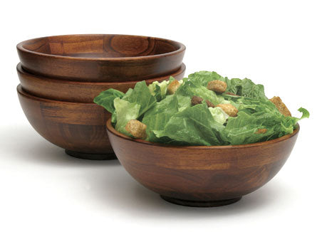 Wood Salad Bowl and Cut-Carve-Serve Board 2 PC Set in Maple