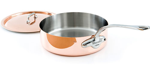 Mauviel M'heritage M150S Saute Pan with Lid